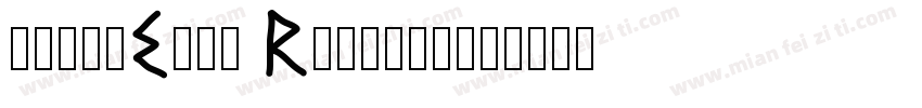 CamvaSams Regular字体转换